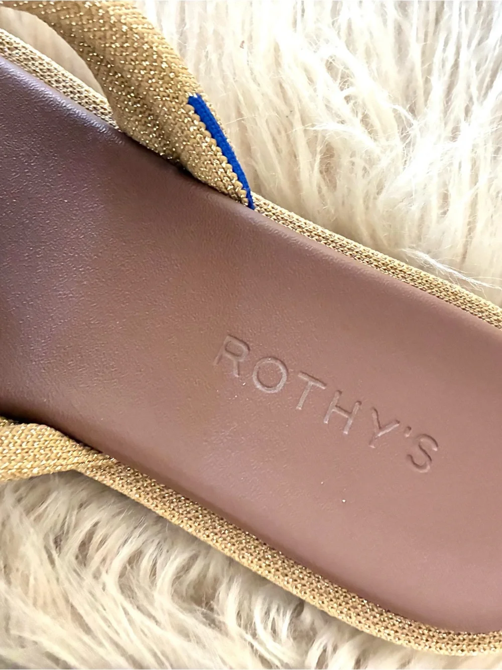 Rothy’s NWOT The Summer Sandal in Golden Sun Sz 7.5